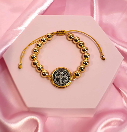 Saint Benedict Medallion Bracelet