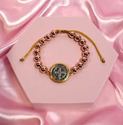 Saint Benedict Medallion Bracelet