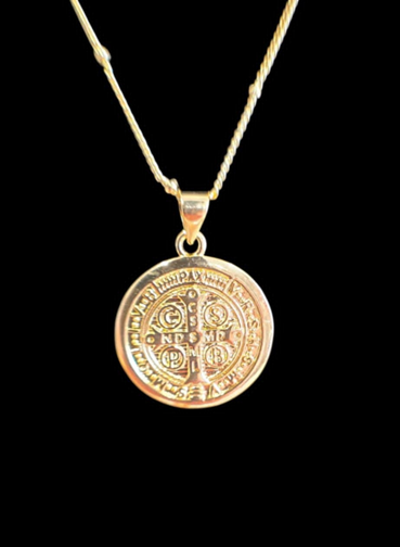 Saint Benedict Medallion Necklace