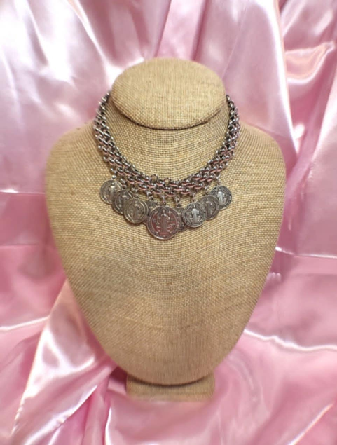 Saint Benedict Medallions Necklace