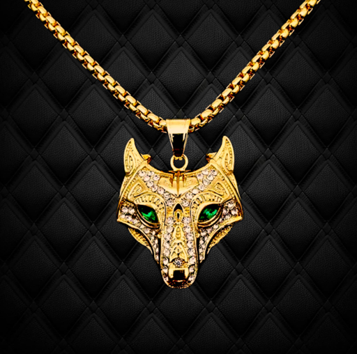 Wolf Head Necklace