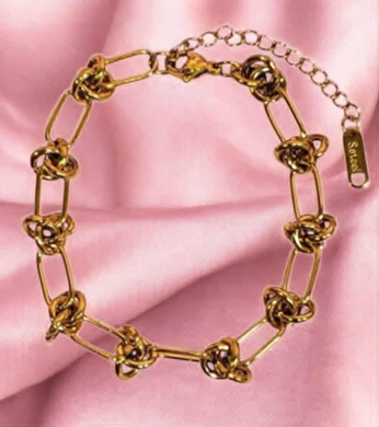 Knotted Chain Bracelet