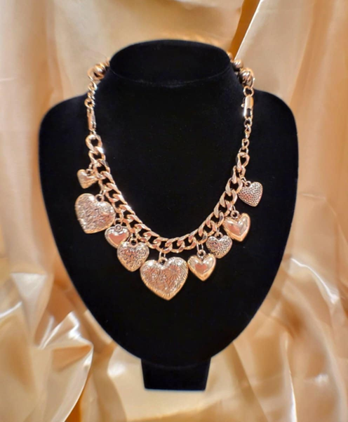 Heart Cascade Necklace