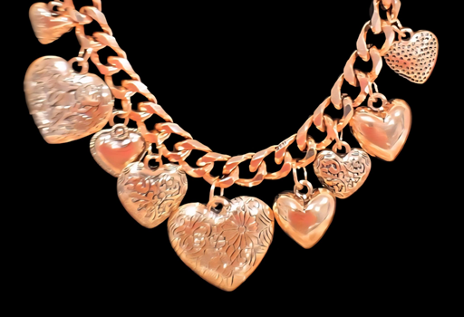Heart Cascade Necklace