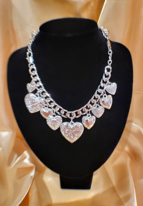 Heart Cascade Necklace