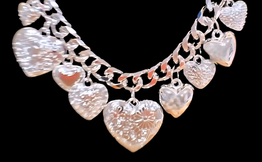 Heart Cascade Necklace