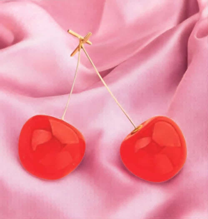 Cherry Drop Earrings