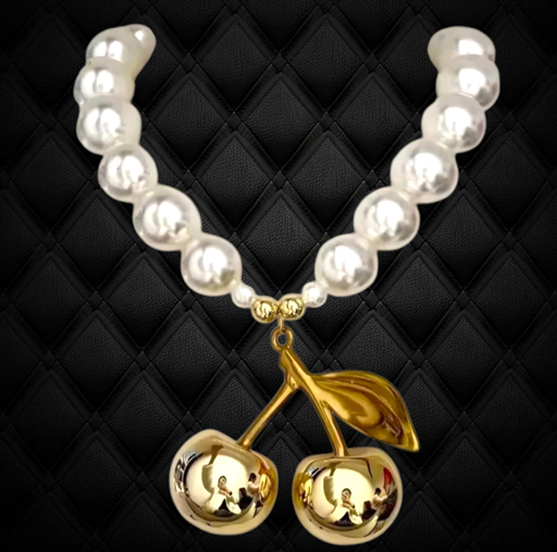Cherry Statement Necklace