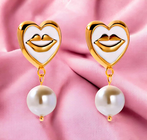 Kiss Me Heart Earrings