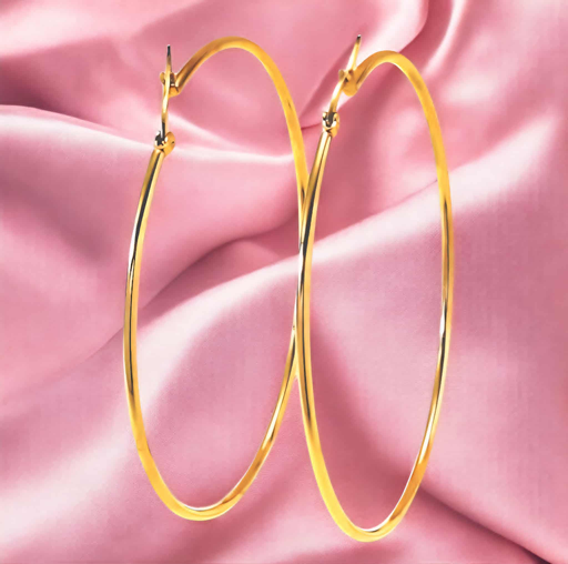 Gold Hoop Earrings