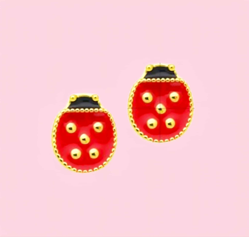 Lady Bug Earrings