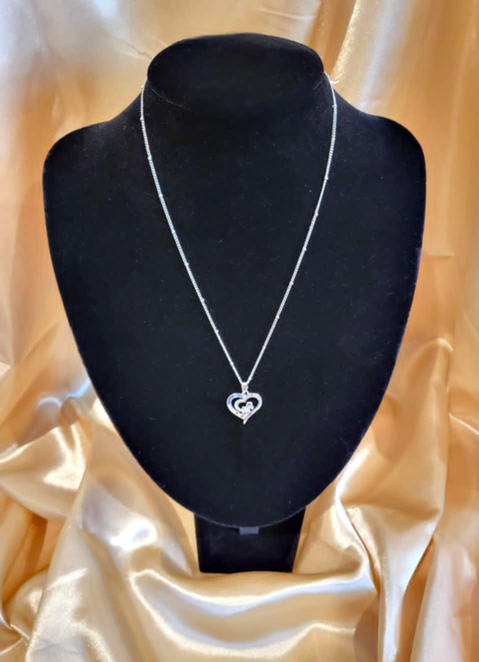 Mother & daughter Heart Necklace