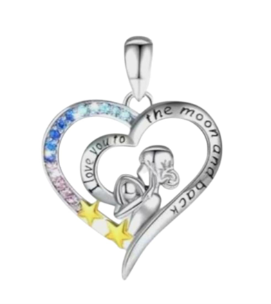 Mother & daughter Heart Necklace