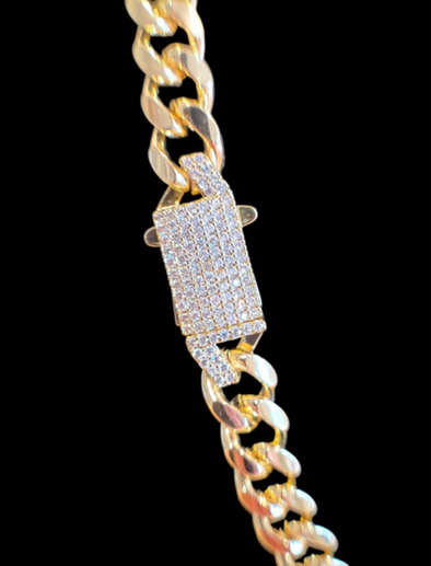 24IN 10MM 18K Gold-Filled Cuban Necklace