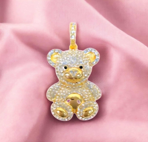 Small Teddy Bear Pendant