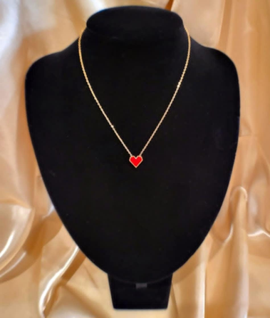 Red Heart Necklace