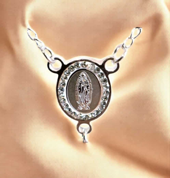 925 Silver Plated Stainless Steel Rosary