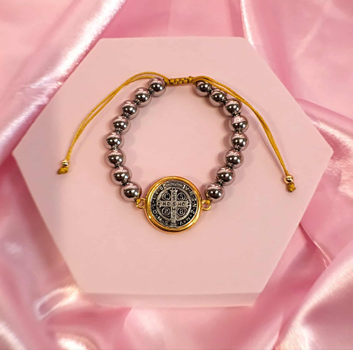 Saint Benedict Medallion Bracelet