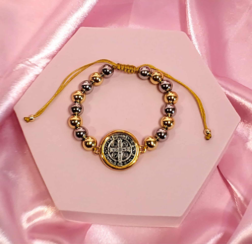Saint Benedict Medallion Bracelet