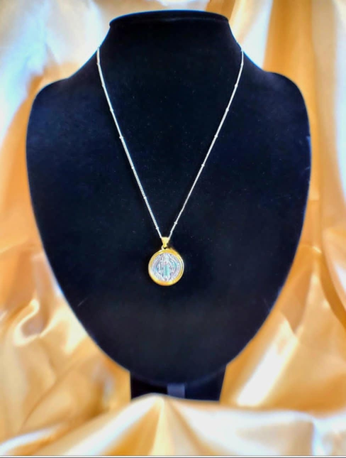Saint Benedict Medallion Necklace
