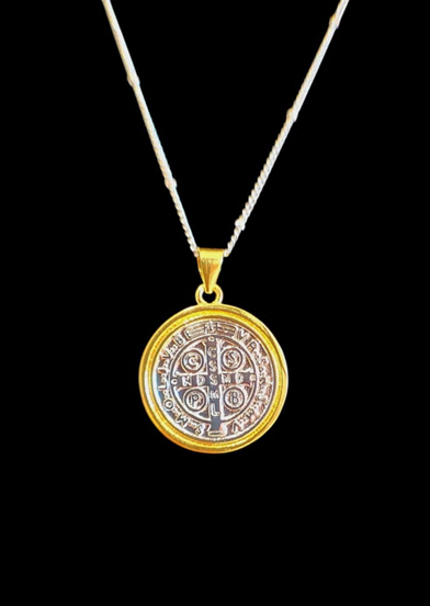 Saint Benedict Medallion Necklace