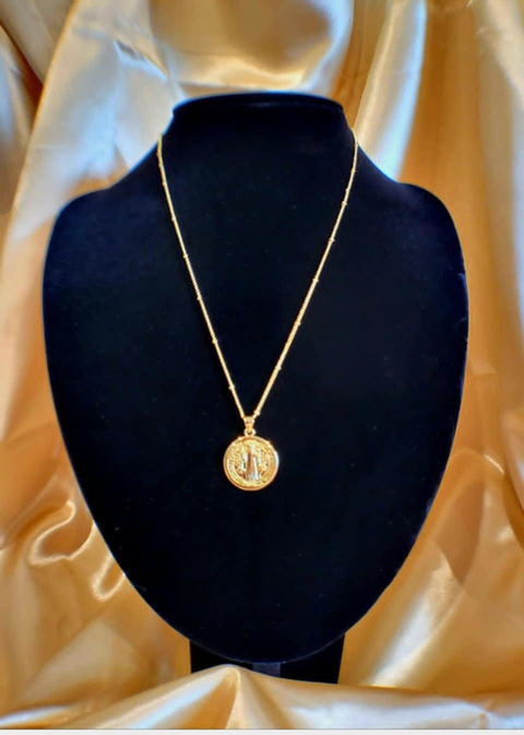Saint Benedict Medallion Necklace