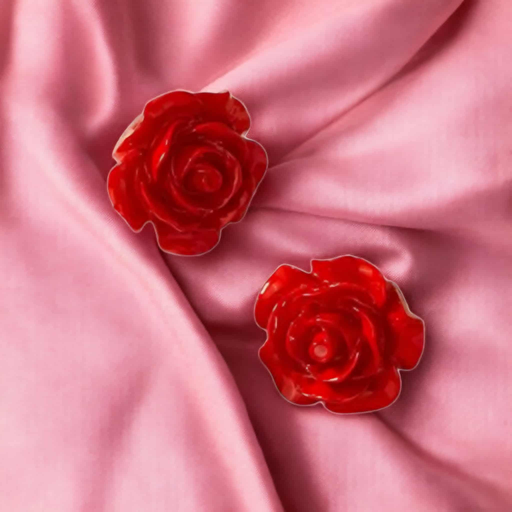 Rose Stud Earrings