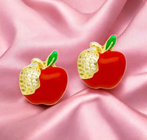Apple Stud Earrings