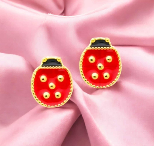 Lady Bug Earrings