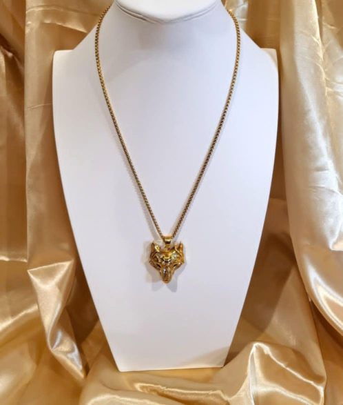 Wolf Head Necklace