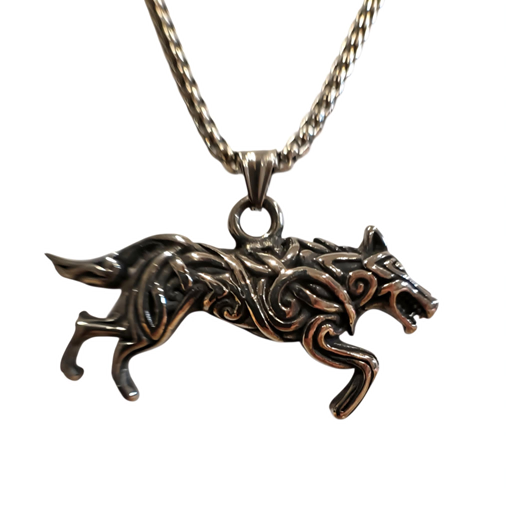 Viking Wolf Necklace