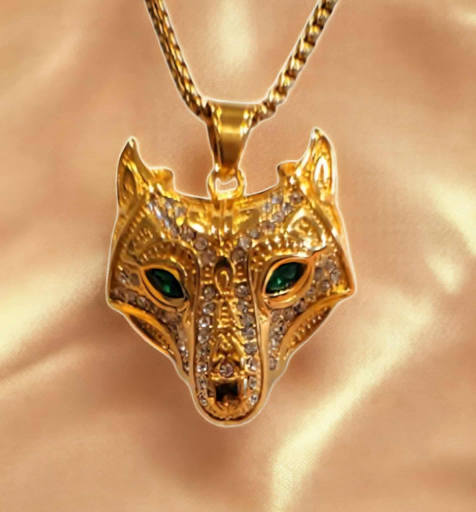 Wolf Head Necklace